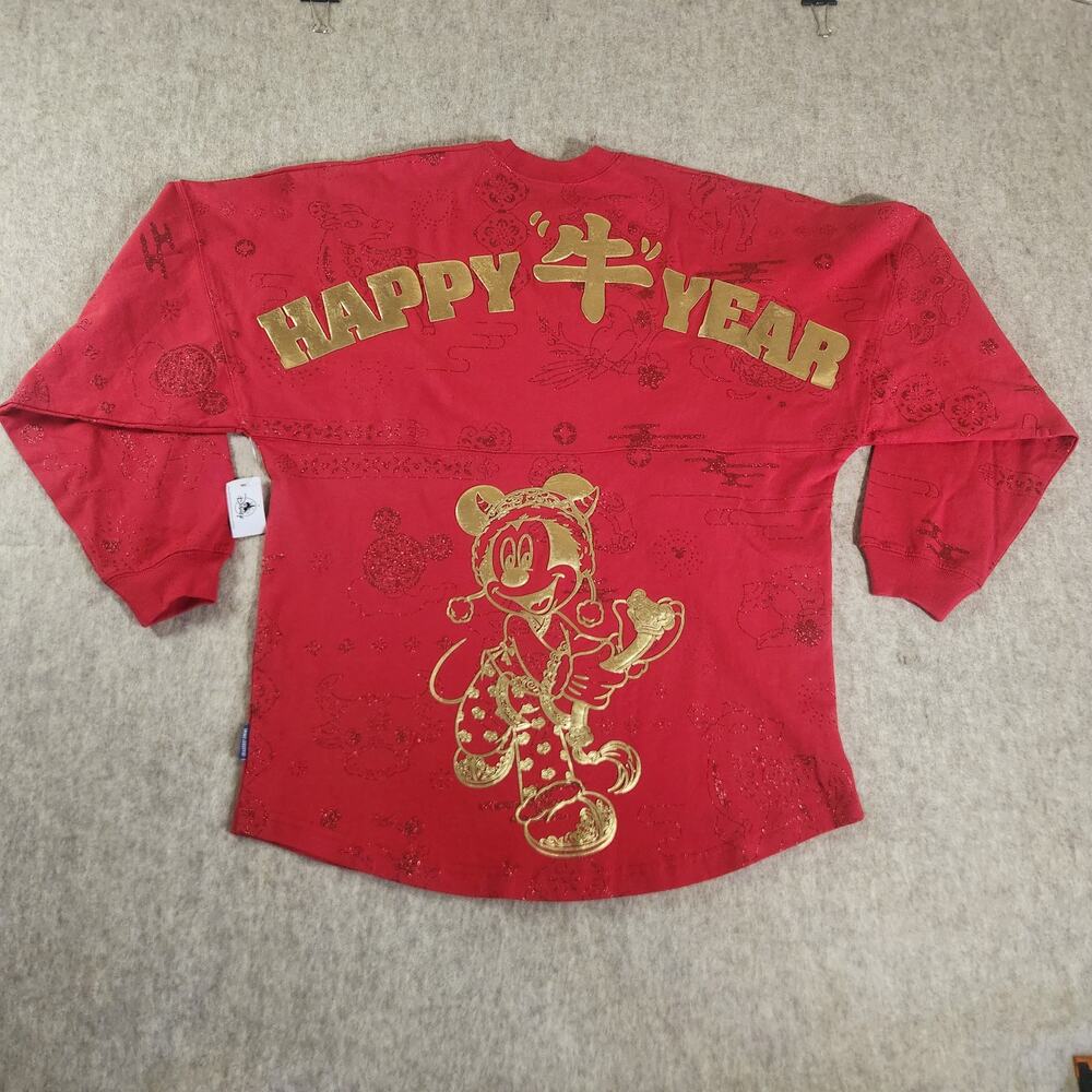 Disney Parks Red Spirit Jersey Chinese Lunar New Year. Year of the Ox. Size S.